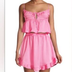 Free People Intimatly XS carnation pink Barbie slip top only
